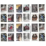 Animal Bundle 4 - USPS Forever Stamps Animal 20 19 - USPS Forever Stamps