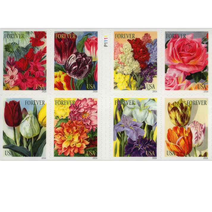 Botanical Art 2016 1 - USPS Forever Stamps Botanical Art 2016