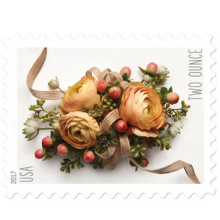 Celebration Corsage 2017 1 - USPS Forever Stamps Celebration Corsage 2017