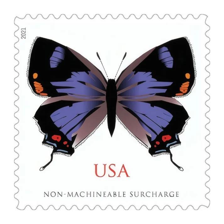 Colorado Hairstreak 2021 1 - USPS Forever Stamps Colorado Hairstreak 2021