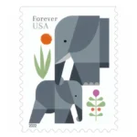 Elephants 2022 2 - USPS Forever Stamps Elephants2022 - USPS Forever Stamps