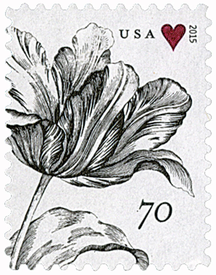 Vintage Orchid 2015 1 - USPS Forever Stamps Vintage Orchid 2015