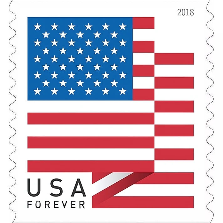 Flag 2018 Booklet 1 - USPS Forever Stamps Flag 2018 Booklet