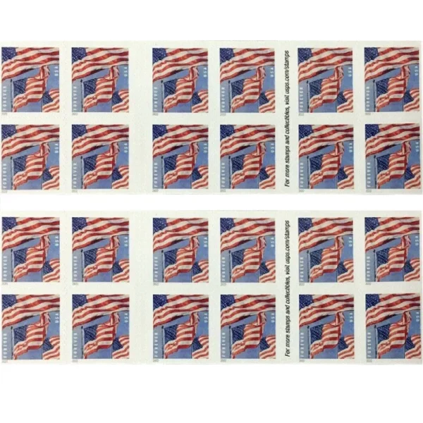 USPS Stamps 20 - USPS Forever Stamps Flag2022Booklet 2 2 - USPS Forever Stamps