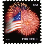 Flag Fireworks 2014 2 - USPS Forever Stamps FlagFireworks2014 - USPS Forever Stamps