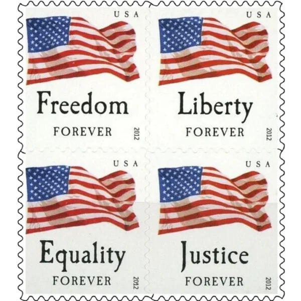 USPS Stamps 17 - USPS Forever Stamps FourFlags2012 - USPS Forever Stamps