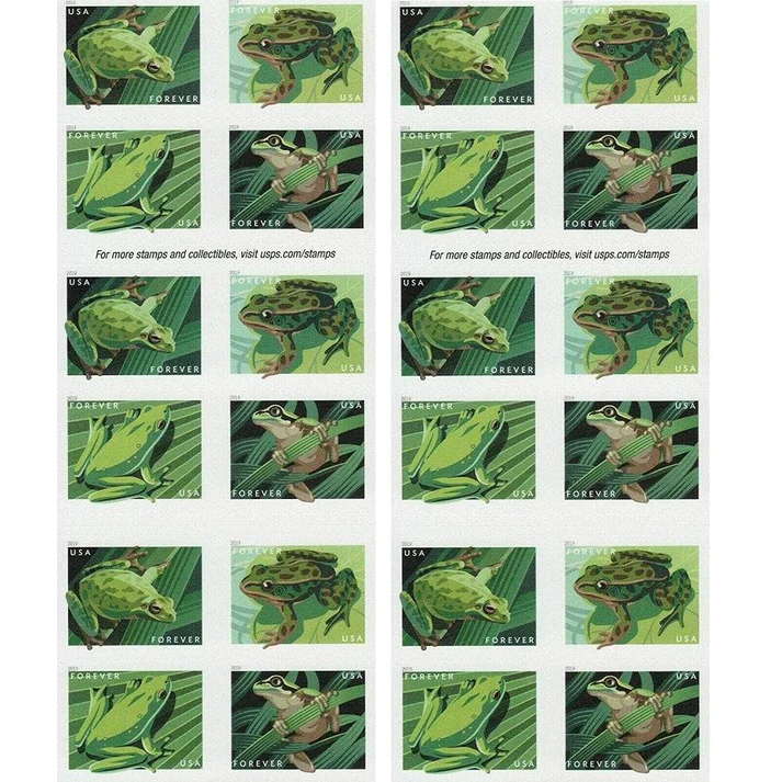 Frogs2019-2-_2 Frogs2019 2 2 - USPS Forever Stamps