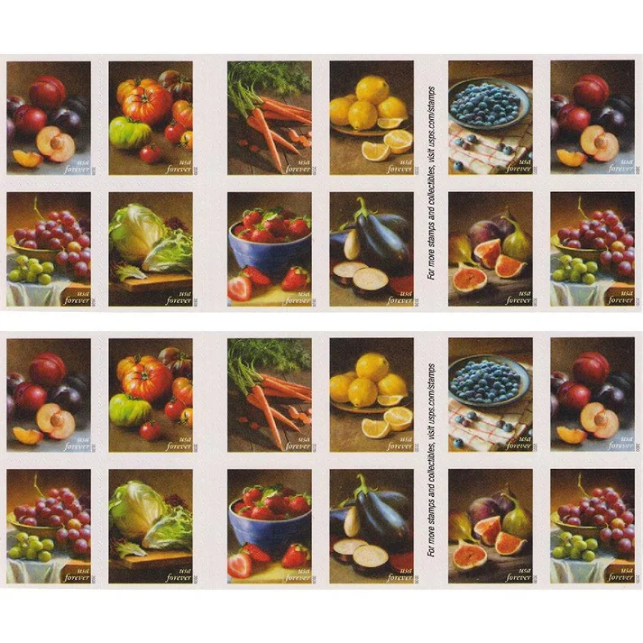 FruitsandVegetables2020-2-_2 FruitsandVegetables2020 2 2 - USPS Forever Stamps