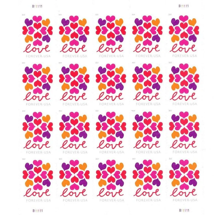 HeartsBlossomLove2019-2 HeartsBlossomLove2019 2 - USPS Forever Stamps