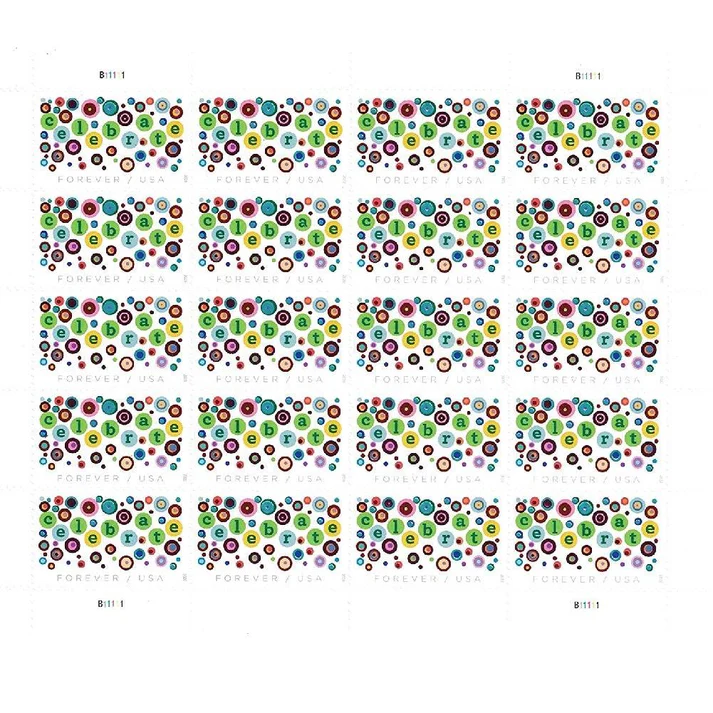 Let sCelebrate2020 2 2 - USPS Forever Stamps
