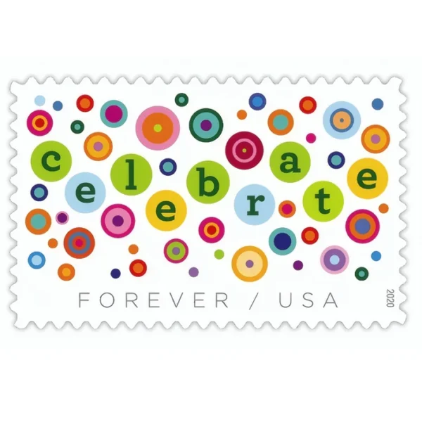 All USPS Stamps 114 - USPS Forever Stamps Let sCelebrate2020 - USPS Forever Stamps