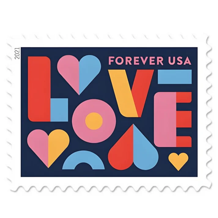 Love Wedding 2021 1 - USPS Forever Stamps Love Wedding 2021