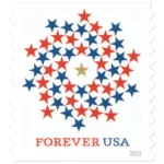 Patriotic Spiral 2016 2 - USPS Forever Stamps PatrioticSpiral2016 - USPS Forever Stamps
