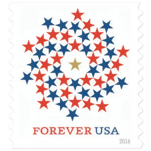 USPS Stamps 23 - USPS Forever Stamps PatrioticSpiral2016 - USPS Forever Stamps