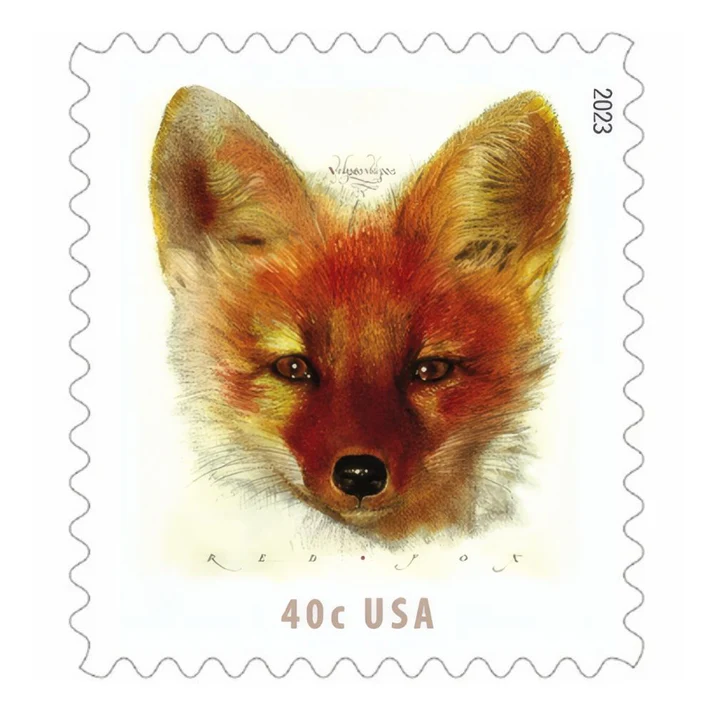 Red Fox 2023 1 - USPS Forever Stamps Red Fox 2023