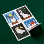 Winter Woodland Animals 2023 4 - USPS Forever Stamps Screenshot 4 - USPS Forever Stamps