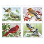 SongbirdsinSnow2016 - USPS Forever Stamps