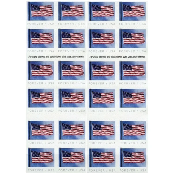 USPS Stamps 28 - USPS Forever Stamps U S Flag2019Booklet 2 2 - USPS Forever Stamps