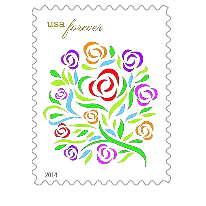 Where Dreams Bloom 2014 1 - USPS Forever Stamps Where Dreams Bloom 2014