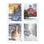 Winter Scenes 2020 2 - USPS Forever Stamps WinterScenes2020 - USPS Forever Stamps