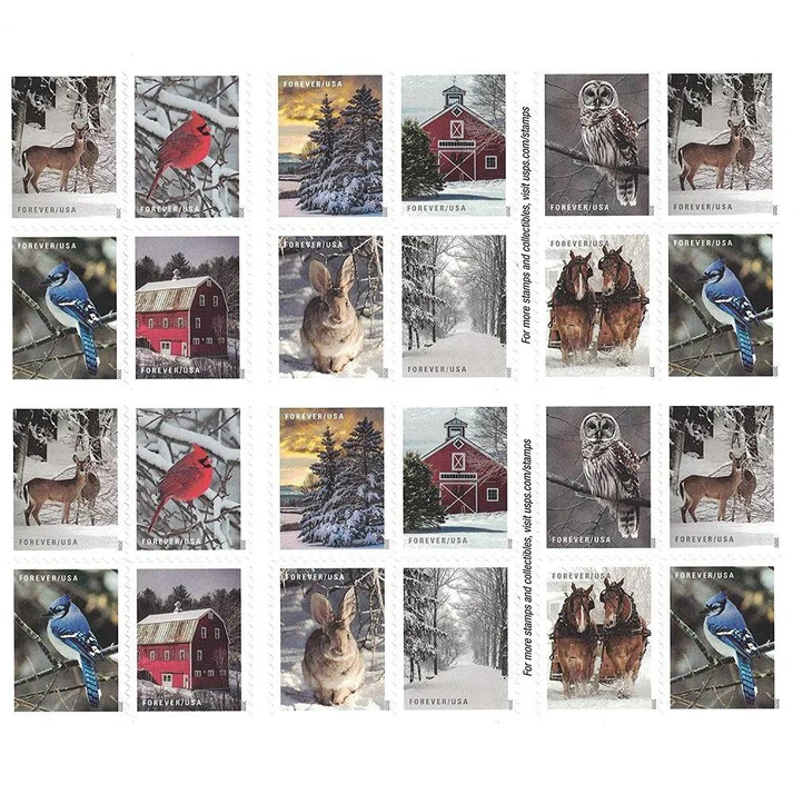 WinterScenes2020-_2 WinterScenes2020 2 - USPS Forever Stamps