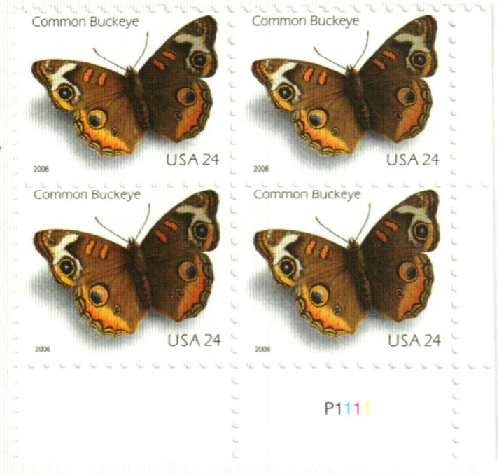 Common Buckeye Butterfly 2006 1 - USPS Forever Stamps Common Buckeye Butterfly 2006
