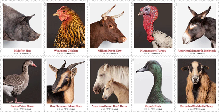 s_breeds s breeds - USPS Forever Stamps