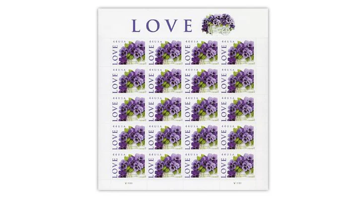 Purple Orchid 2010 1 - USPS Forever Stamps Purple Orchid 2010