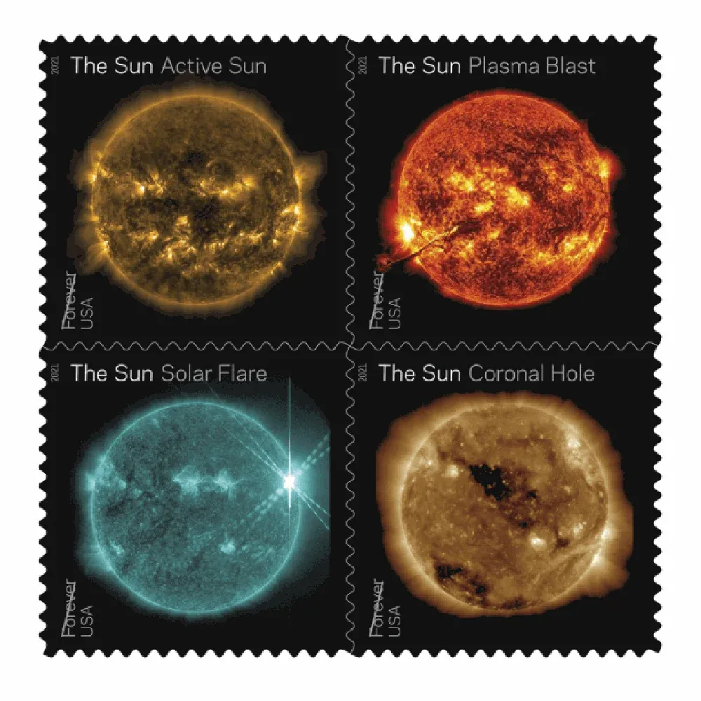 Sun Science 2021 1 - USPS Forever Stamps Sun Science 2021