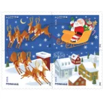 Santa and Sleigh 2012 2 - USPS Forever Stamps 1 4105e912 920e 4a0f b53d 1b54046c437b - USPS Forever Stamps