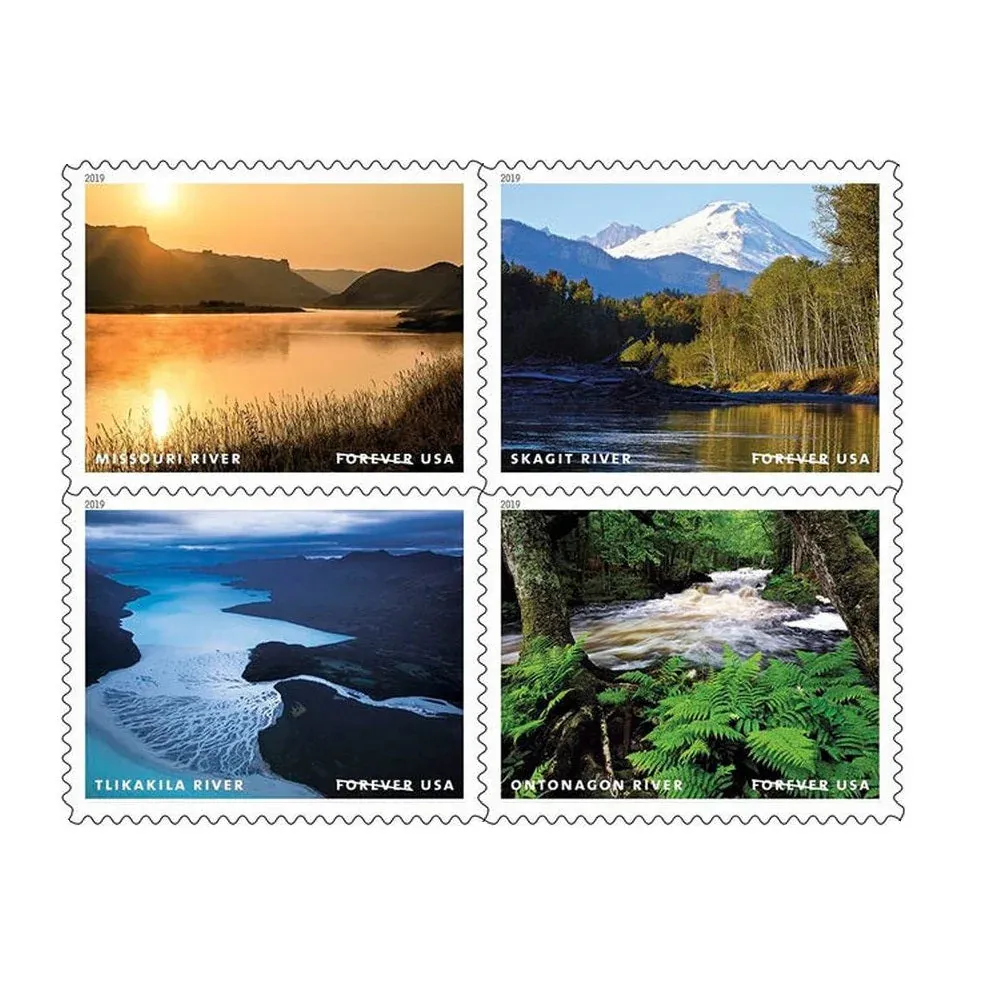 Wild And Scenic Rivers 2019 1 - USPS Forever Stamps Wild And Scenic Rivers 2019