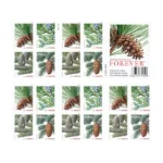 Holiday Daily Green Trees 2009 3 - USPS Forever Stamps 230701 - USPS Forever Stamps