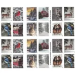 Christmas Tree Bundle Stamps 3 - USPS Forever Stamps Animal 20 35 1 - USPS Forever Stamps