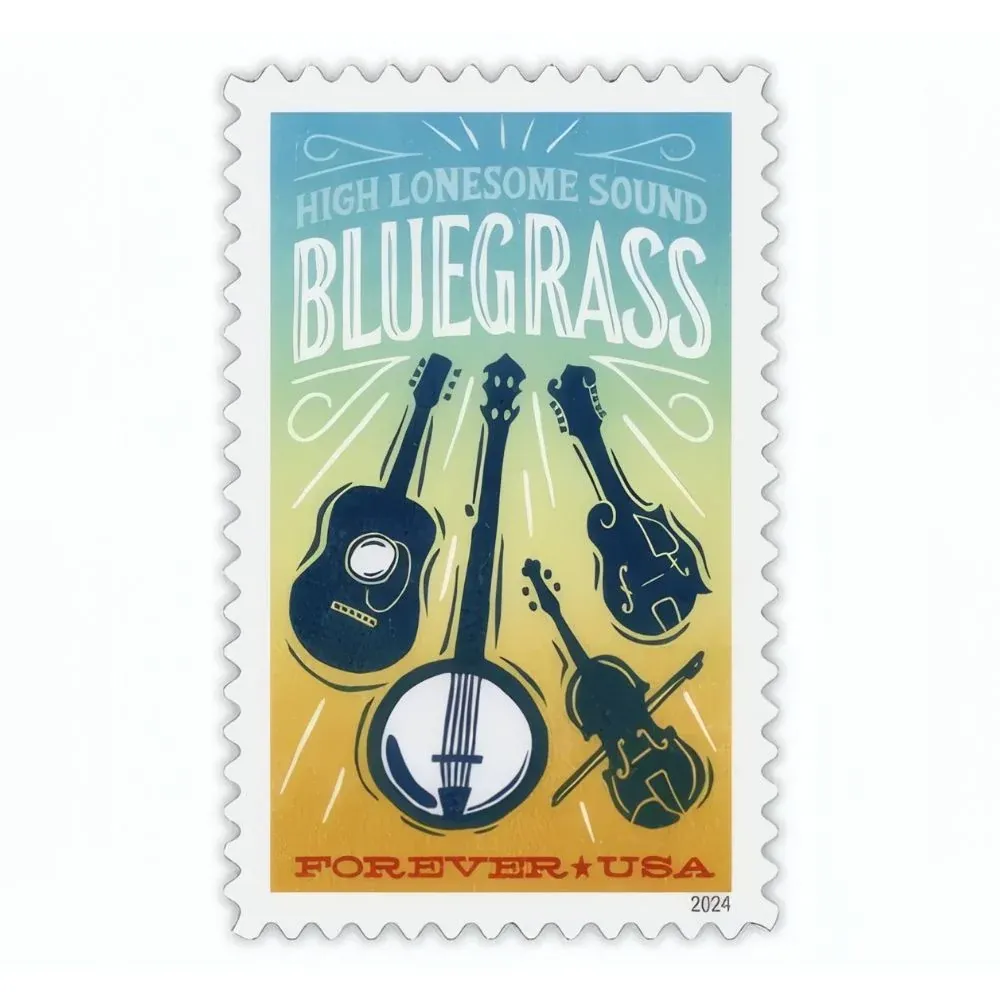 Bluegrass Music 2024 1 - USPS Forever Stamps Bluegrass Music 2024