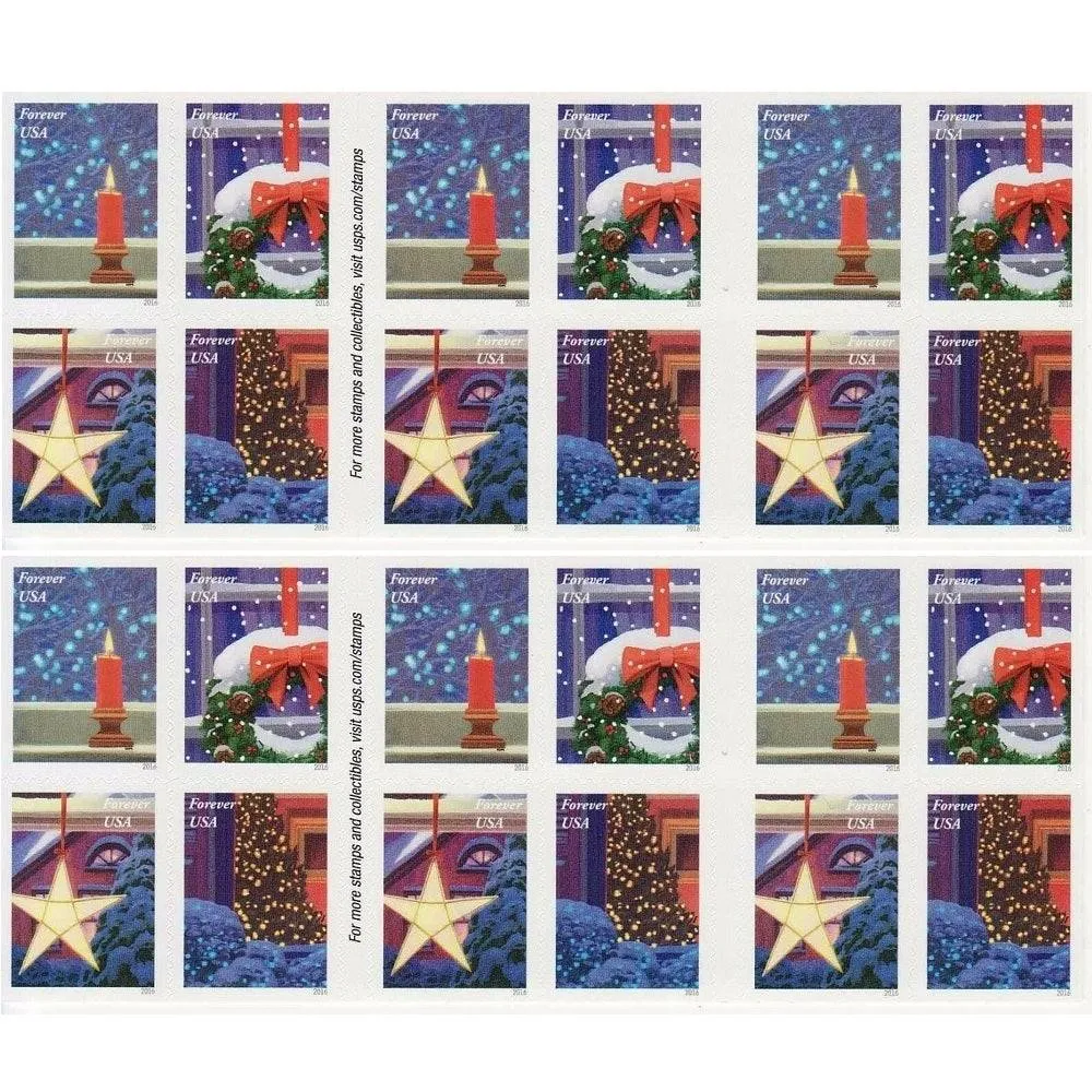 HolidayWindows2016-2-_2 HolidayWindows2016 2 2 - USPS Forever Stamps