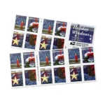 Merry Christmas Bundle 2012-2021 3 - USPS Forever Stamps Holiday 15 3 - USPS Forever Stamps