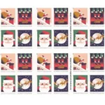 Santa Claus Bundle Stamps 6 - USPS Forever Stamps Holiday 26 5 - USPS Forever Stamps