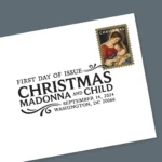 Christmas Virgin and Child 2024 4 - USPS Forever Stamps Holiday 41 3 - USPS Forever Stamps
