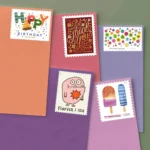Happy Birthday Bundle 2 - USPS Forever Stamps Hpbd 1 - USPS Forever Stamps