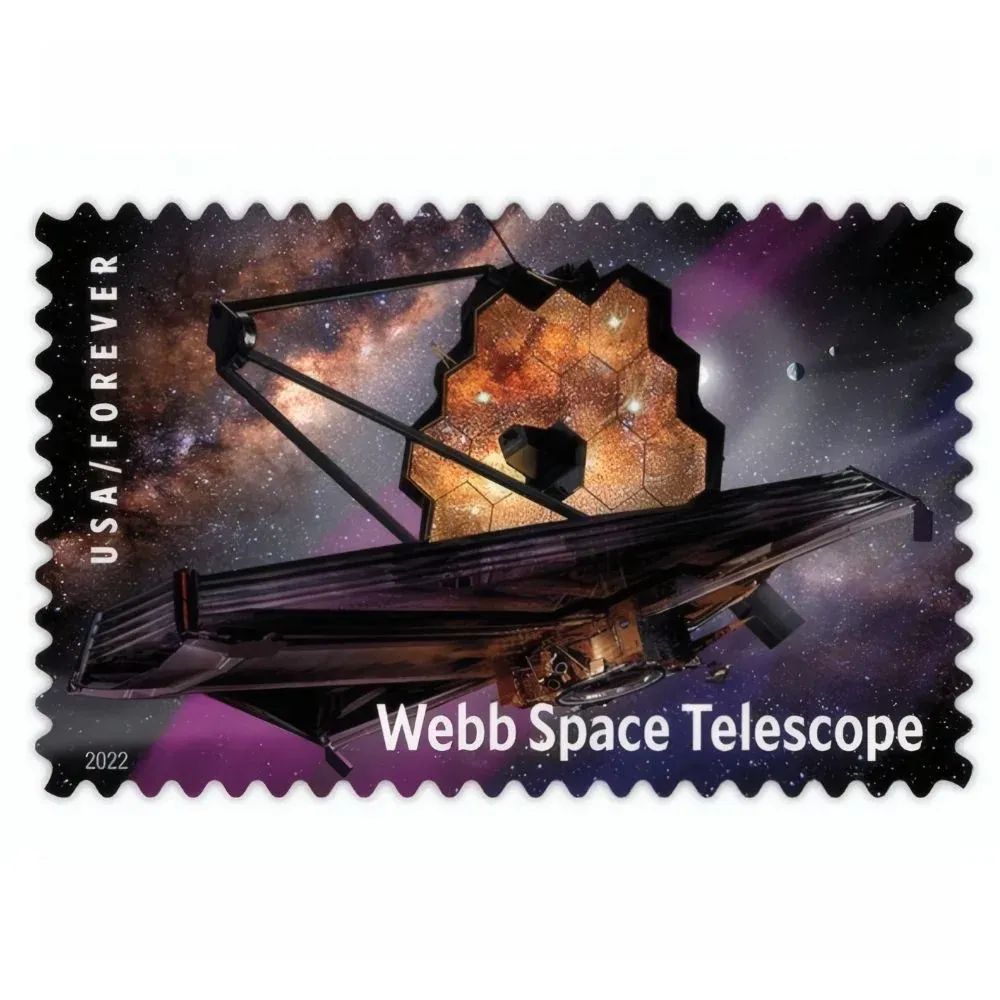 James Webb Space Telescope 2022 1 - USPS Forever Stamps James Webb Space Telescope 2022