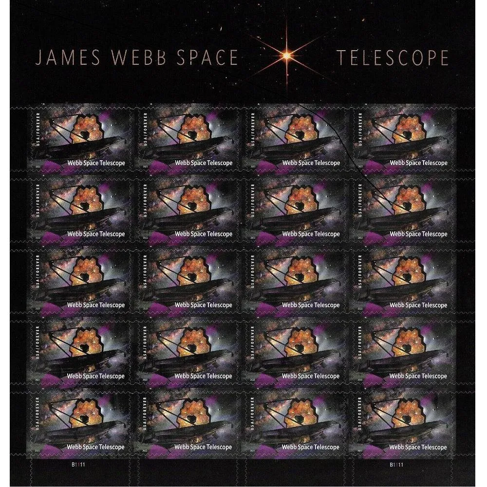 JamesWebbSpaceTelescope20222-_2 JamesWebbSpaceTelescope20222 2 - USPS Forever Stamps