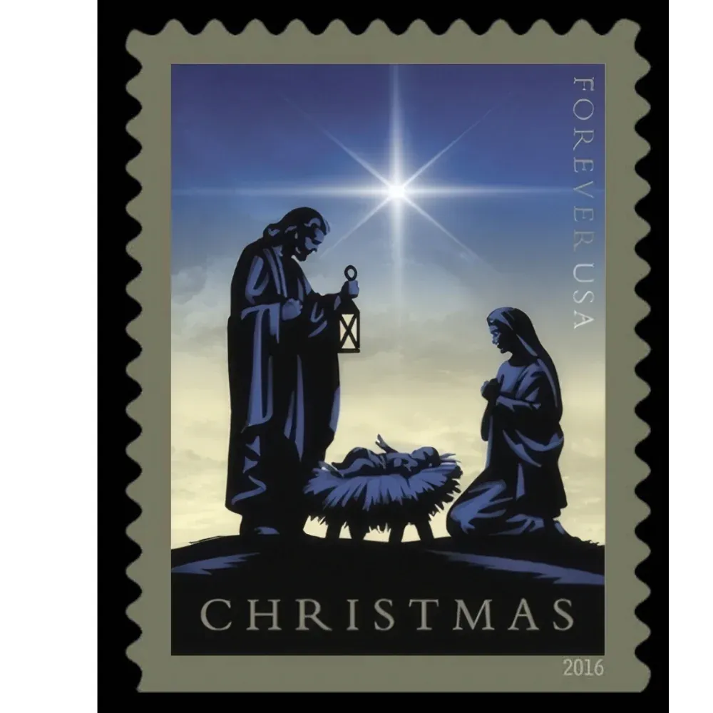 Nativity Christmas 2016 1 - USPS Forever Stamps Nativity Christmas 2016