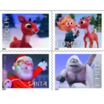 Rudolph the Red Nosed Reindeer 2014 2 - USPS Forever Stamps RudolphtheRedNosedReindeer2014 - USPS Forever Stamps