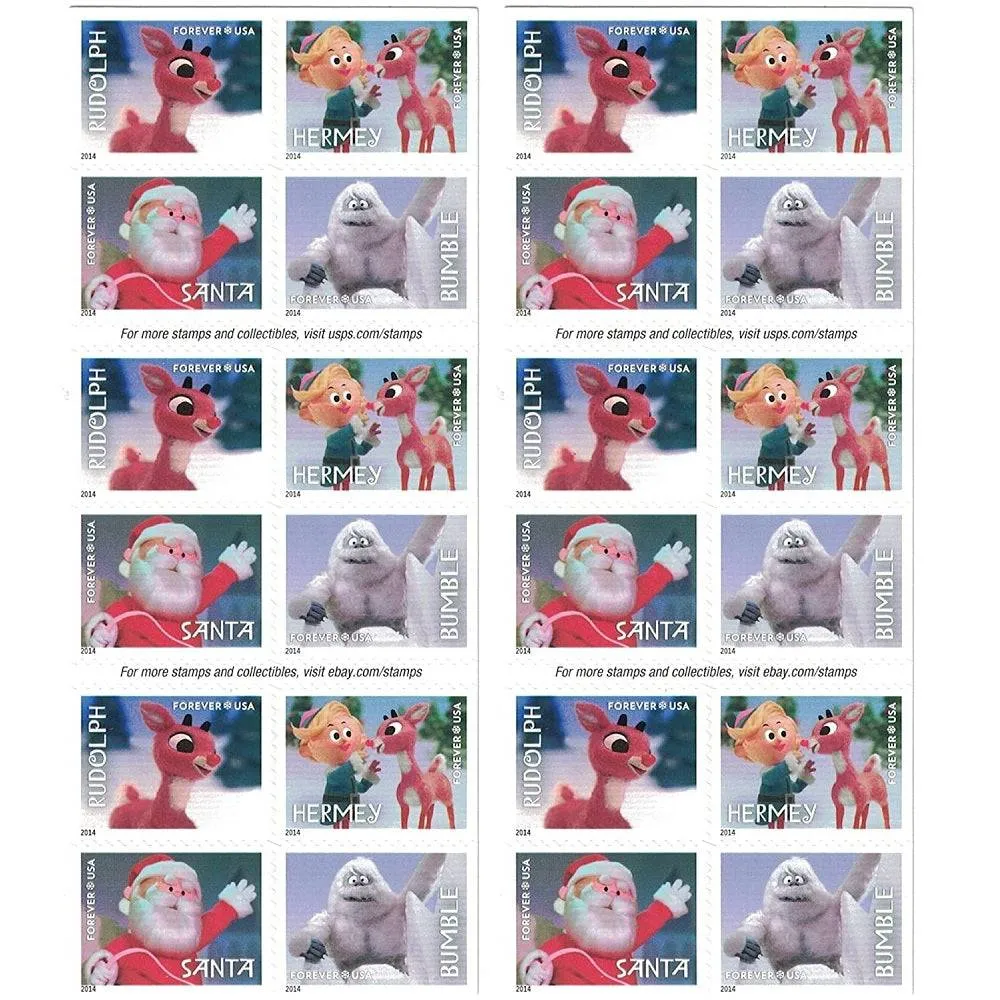 RudolphtheRedNosedReindeer2014-2-_2 RudolphtheRedNosedReindeer2014 2 2 - USPS Forever Stamps