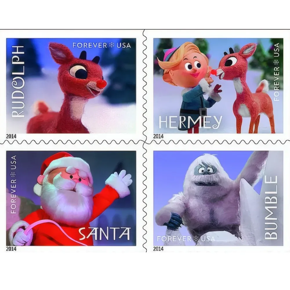 Rudolph the Red Nosed Reindeer 2014 1 - USPS Forever Stamps Rudolph the Red Nosed Reindeer 2014