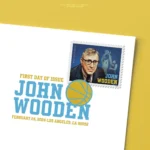 John Wood 2024 6 - USPS Forever Stamps USPS John Wooden 2024 DCP - USPS Forever Stamps