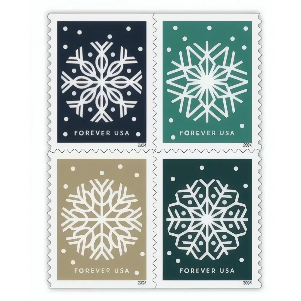 Winter Whimsy 2024 1 - USPS Forever Stamps Winter Whimsy 2024