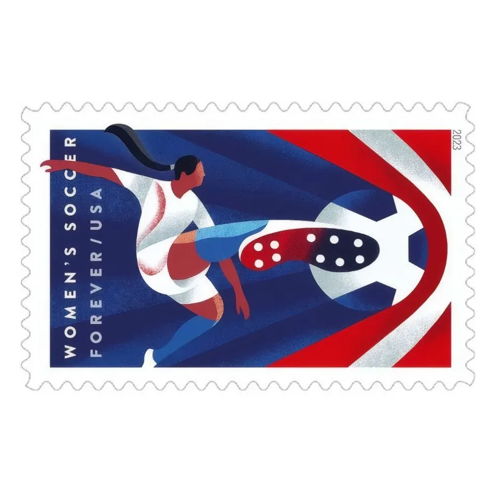 Women's Soccer 2023 1 - USPS Forever Stamps Women's Soccer 2023