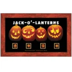 Jack-O’-Lanterns 2016 3 - USPS Forever Stamps framed art jack o lanterns 2016 united states postage stamp jack o lanterns 1 - USPS Forever Stamps