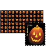 Jack-O’-Lanterns 2016 5 - USPS Forever Stamps jack o lanterns press sheet with die cuts jack o lanterns 2016 united states postage stamp jack o lanterns - USPS Forever Stamps